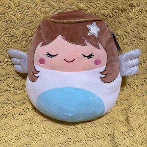 Squishmallow Nicky the Angela festive plush toy part of the 2021 Christmas